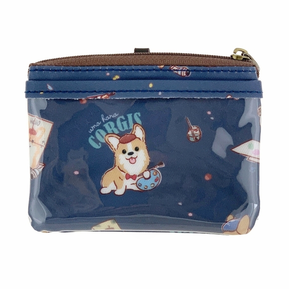 Waterproof Corgi Artist Coin Purse & Card Pouch Holder - Picture 2 of 12
